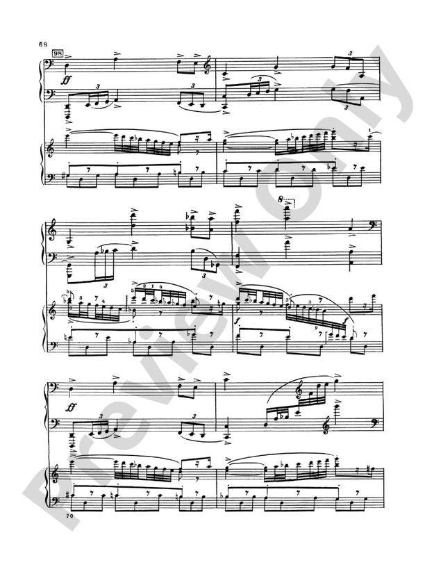 Piano Concerto No. 3 in C Major, Opus 26 - 3rd Movement - 2 Pianos, 4 Hands (Digital Download)