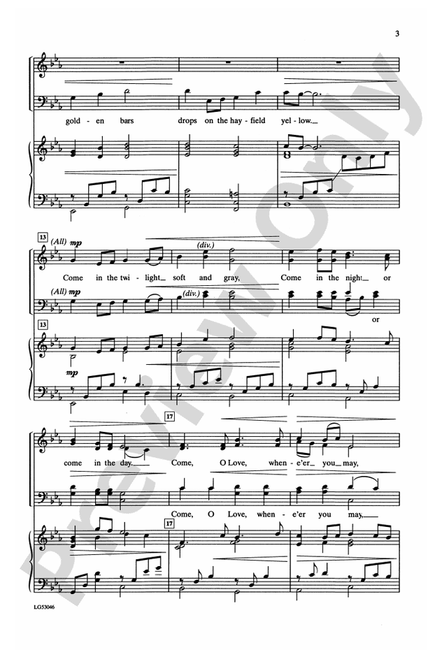 Invitation – SATB Choral Octavo (Digital Download)