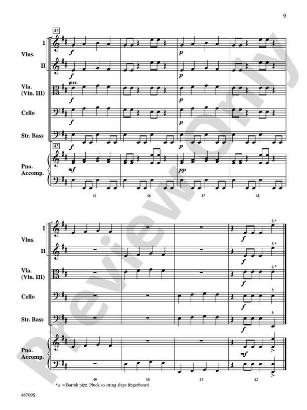 Bottomless Pizz. - String Orchestra Conductor Score & Parts (Digital Download)