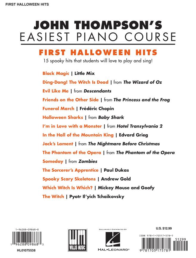 Easiest Piano Course - First Halloween Hits - Easy Piano arranged by Hussey Willis Music 1075538