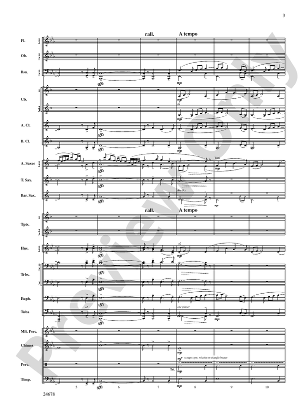Starlight Memories - Concert Band Conductor Score & Parts (Digital Download)