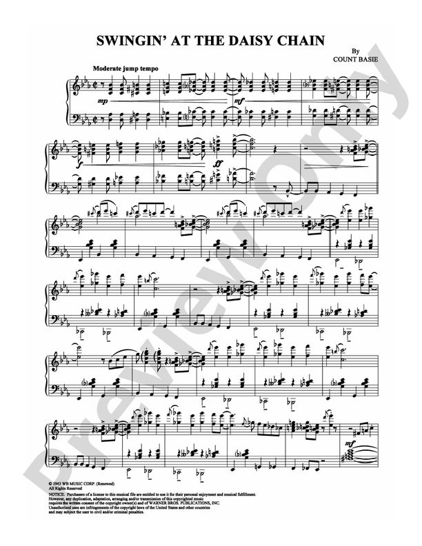 Swingin' at the Daisy Chain - Piano (Digital Download)