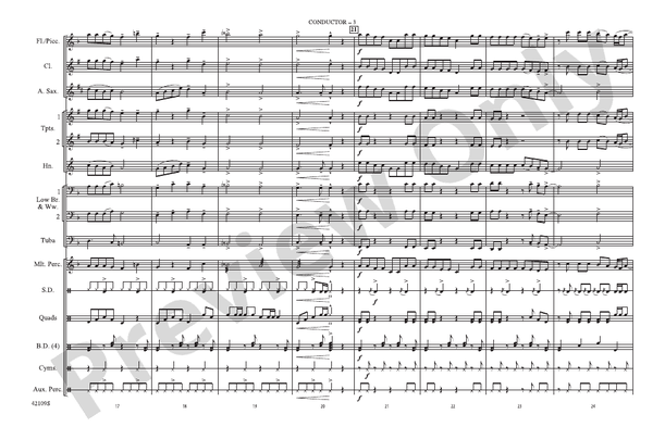 Just Give Me a Reason – Marching Band Conductor Score & Parts (Digital Download)