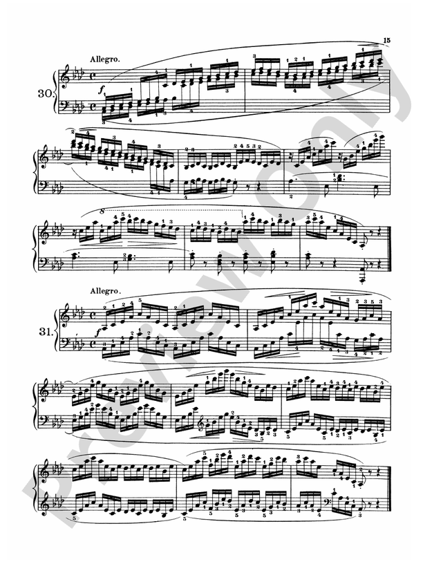 Czerny - 160 Eight-Measure Exercises, 821 - Piano Solo (Digital Download)
