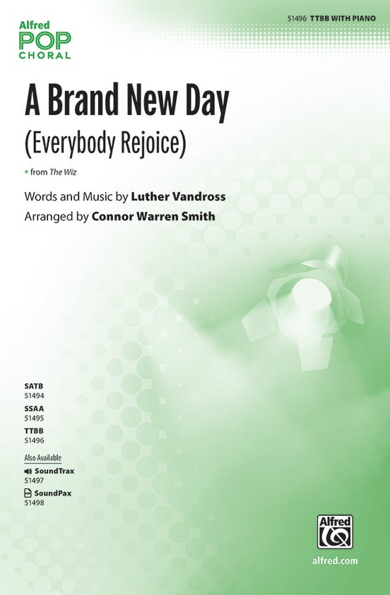 A Brand New Day - TTBB Choral Octavo (Digital Download)