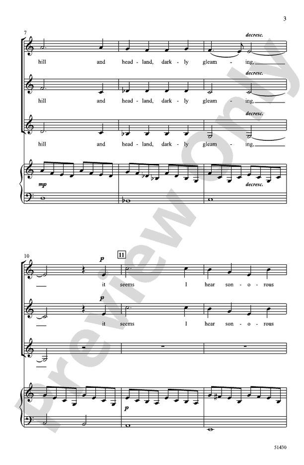 Wind in the Pines - SSA Choral Octavo (Digital Download)