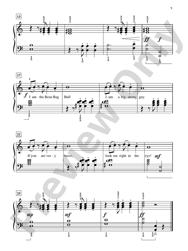 The Bean Bag Zoo Collector's Series, Book 2 - Piano (Digital Download)