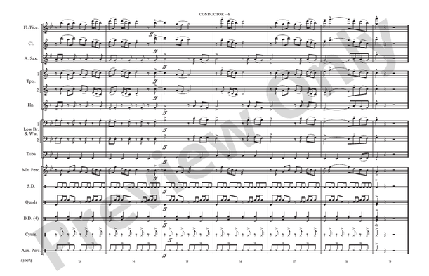 Shorties #21 – Marching Band Conductor Score & Parts (Digital Download)