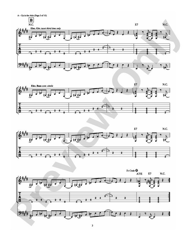 Up in the Attic - Guitar TAB (Digital Download)