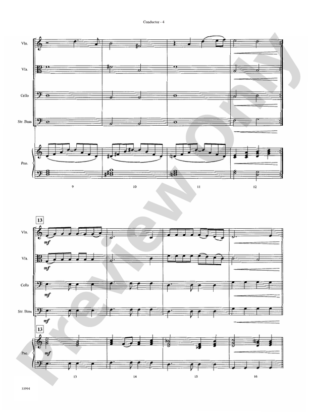 Classics for a Christmas Pops, Level 2 – String Orchestra Conductor Score & Parts (Digital Download)