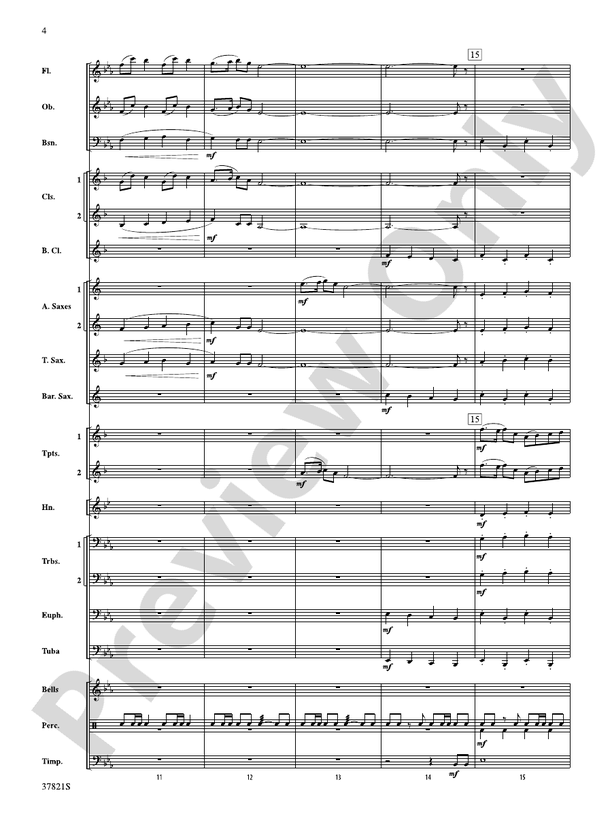 Blalock Canyon March - Concert Band Conductor Score & Parts (Digital Download)