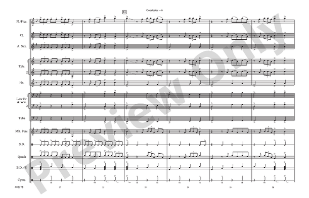 Right Round – Marching Band Conductor Score & Parts (Digital Download)