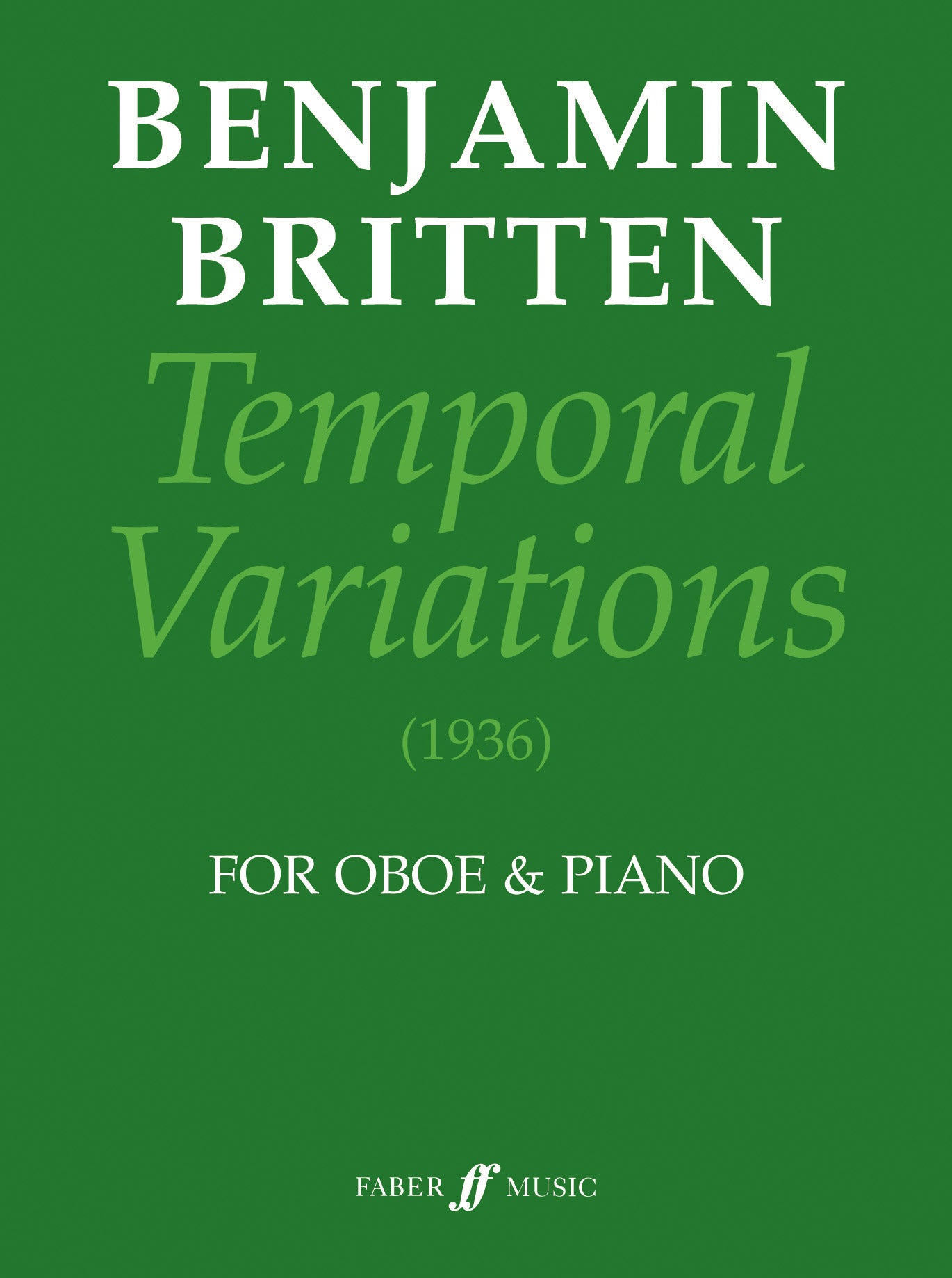 Temporal Variations - Oboe/Piano Accompaniment (Digital Download)