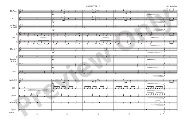 Best Song Ever – Marching Band Conductor Score & Parts (Digital Download)