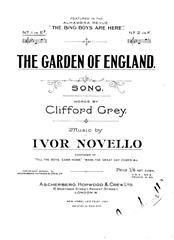 The Garden Of England (from 'The Bing Boys Are Here') - Vocal/Piano (Digital Download)