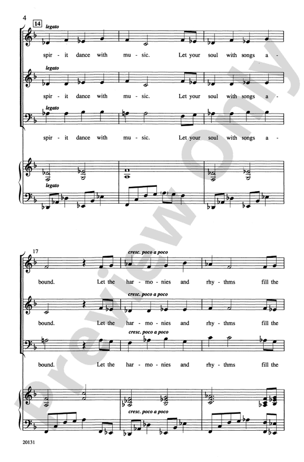 Festival Song – 3-Part Mixed Choral Octavo (Digital Download)
