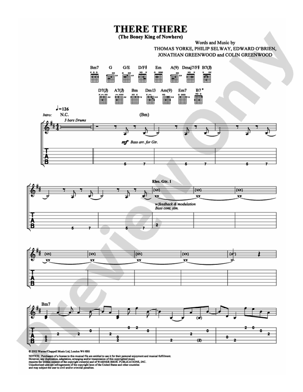 There There - Guitar TAB (Digital Download)