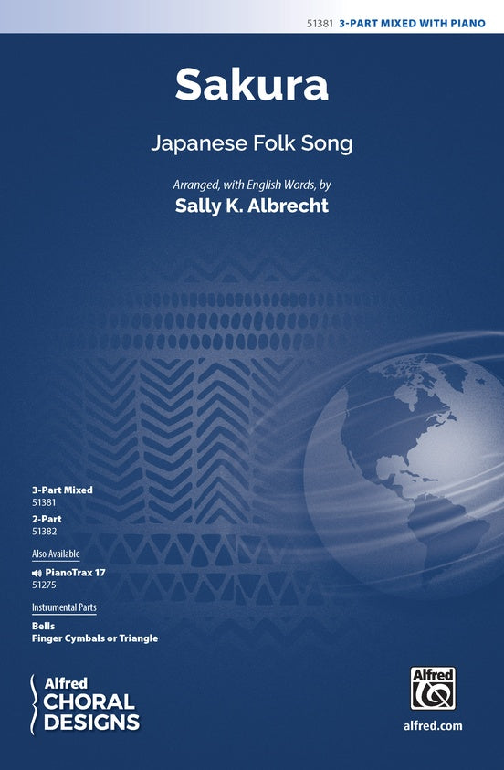 Sakura - 3 Part Mixed Choral Octavo (Digital Download)