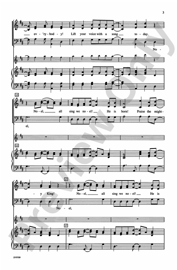 African Noel - SAB Choral Octavo (Digital Download)