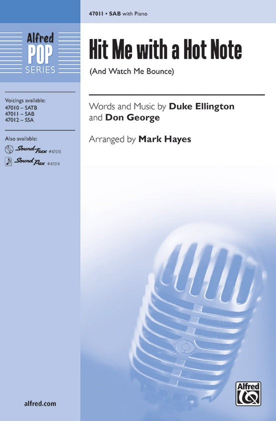 Hit Me with a Hot Note – SAB Choral Octavo (Digital Download)