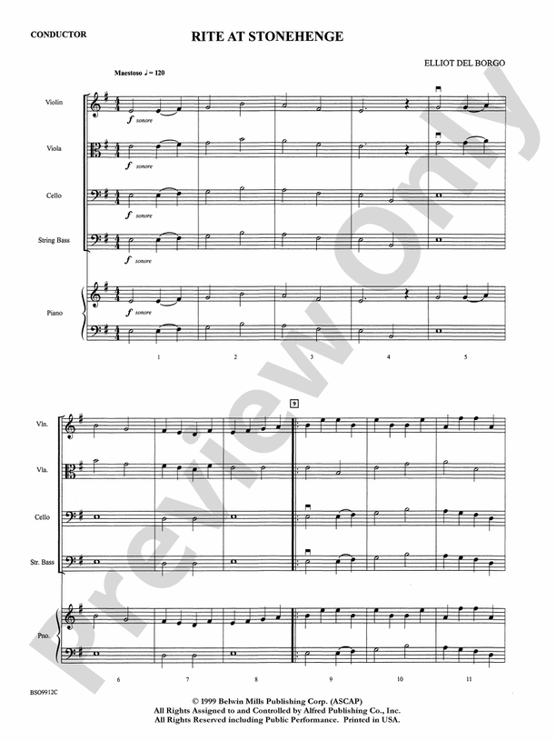 Rite at Stonehenge – String Orchestra Conductor Score & Parts (Digital Download)