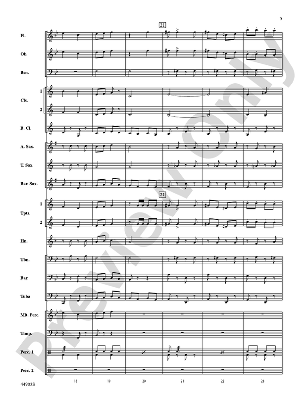 The U.S. Field Artillery - Concert Band Conductor Score & Parts (Digital Download)
