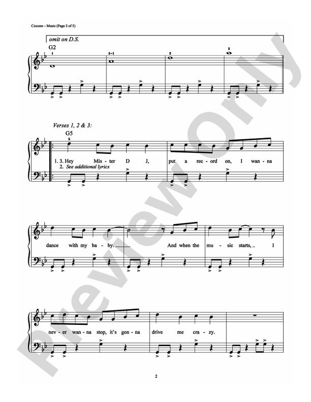 Music - Arr. Richard Bradley (DSM-PS-0008286) - Easy Piano (Digital Download)