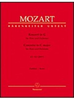 Concerto No. 1 G major K 313 - for Flute and Piano - Wolfgang Amadeus Mozart - Flute Barenreiter
