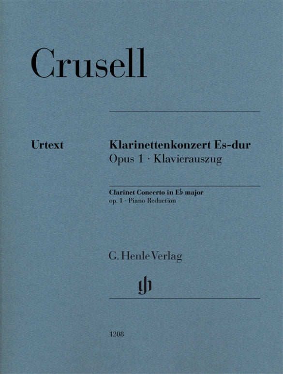 Clarinet Concerto in E Flat Major Op 1 Cla/Pno