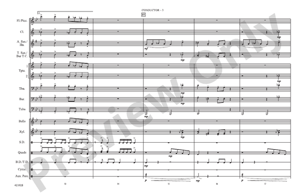 El Bandido – Marching Band Conductor Score & Parts (Digital Download)