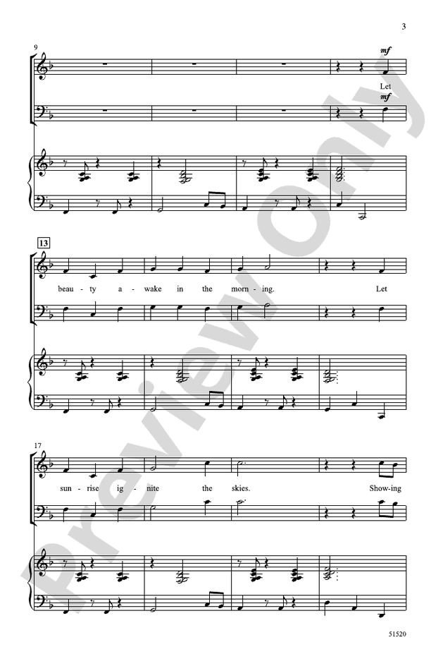 Let Beauty Awake - SATB Choral Octavo (Digital Download)