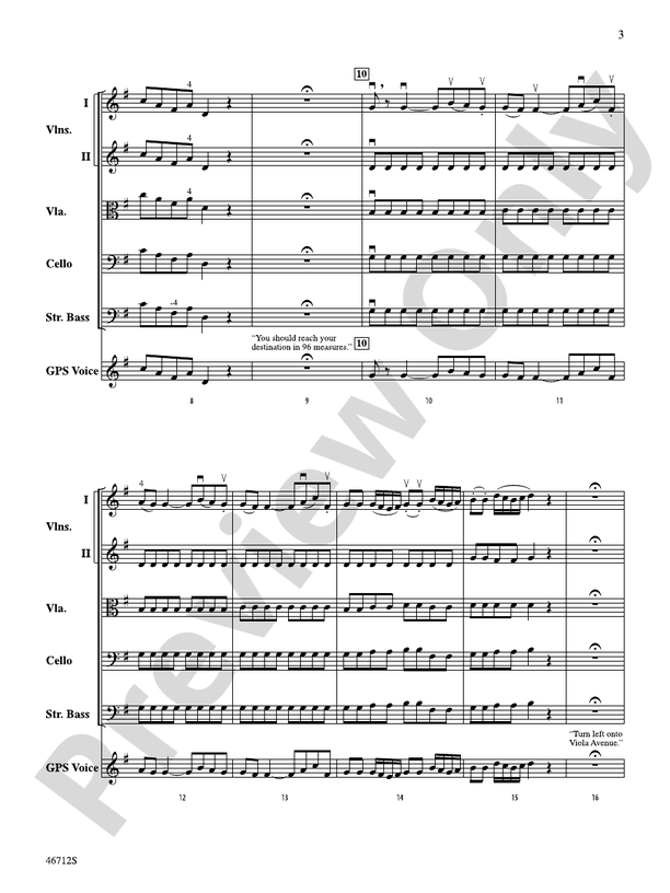 GPS - String Orchestra Conductor Score & Parts (Digital Download)