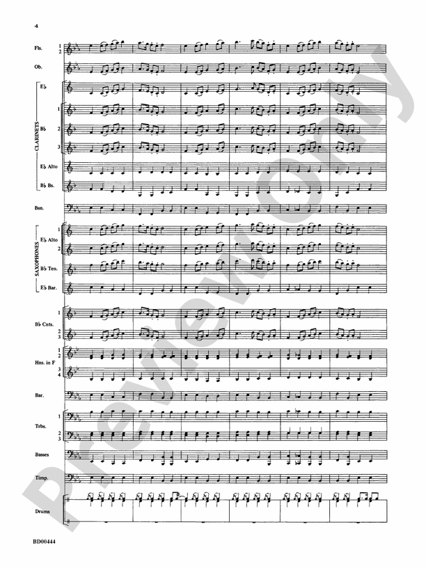 Lethbridge Overture - Concert Band Conductor Score & Parts (Digital Download)
