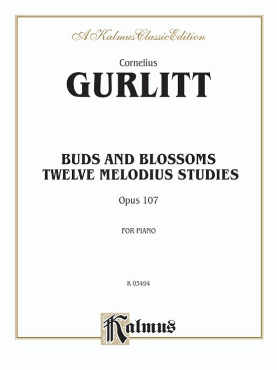 Gurlitt - Buds and Blossoms, Op. 107 - Piano Solo (Digital Download)