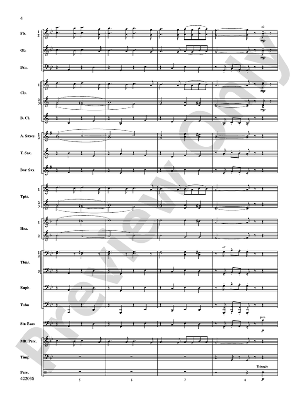 Overture from Egyptian Nights - Concert Band Conductor Score & Parts (Digital Download)