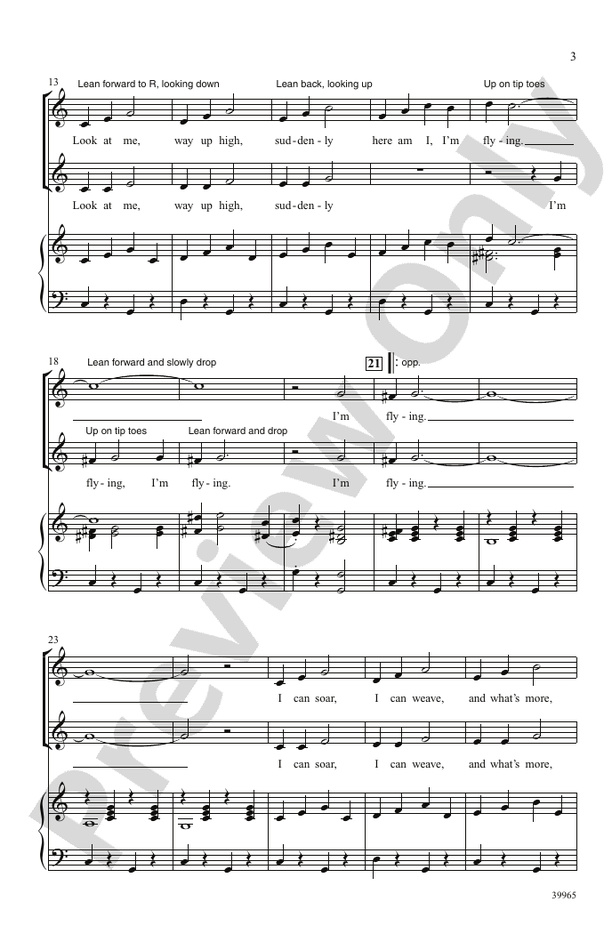I'm Flying (from Peter Pan) – 2-Part Choral Octavo (Digital Download)