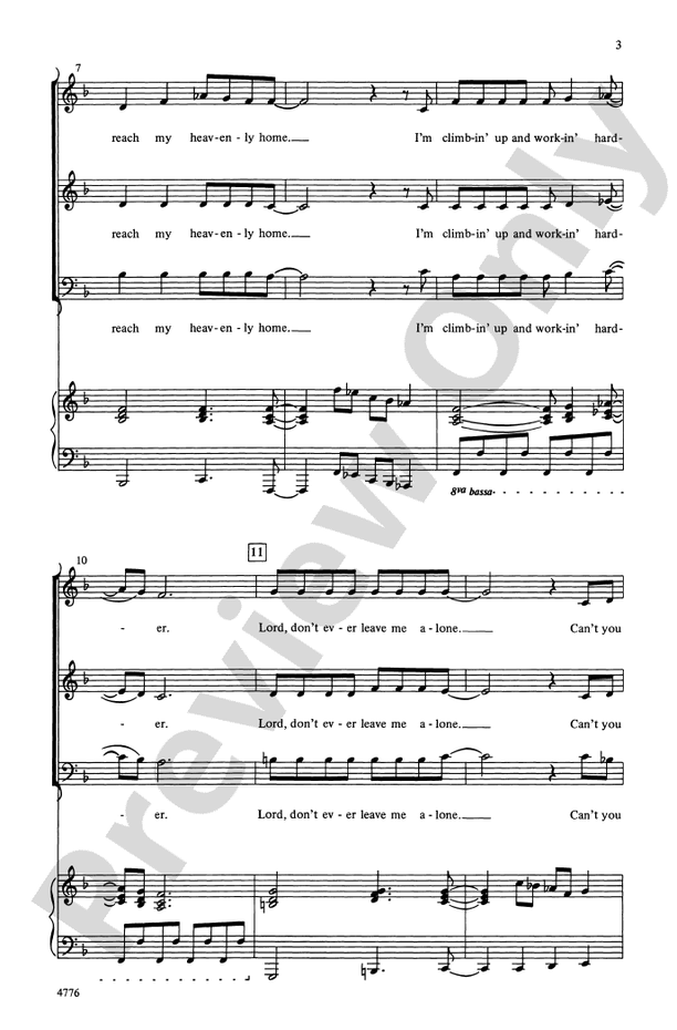 Climbin' Up the Mountain – 3-Part Mixed Choral Octavo (Digital Download)