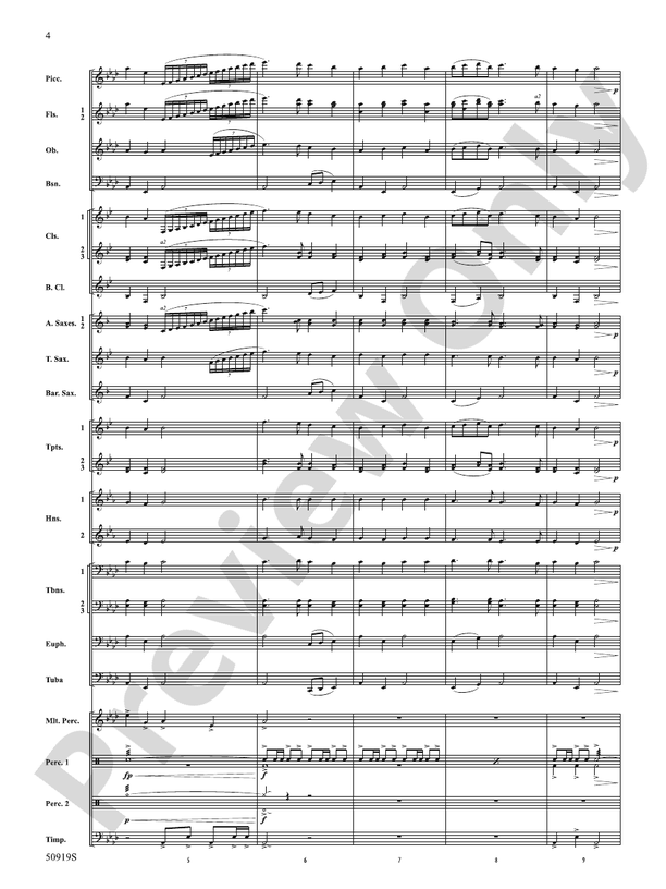 Christmas Halls of Wonder – Concert Band Conductor Score & Parts (Digital Download)