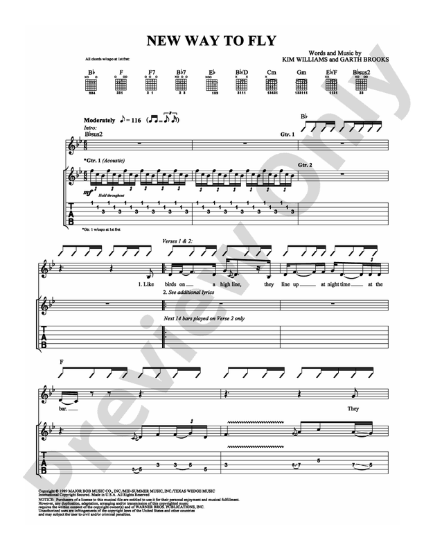 New Way to Fly - Guitar TAB (Digital Download)