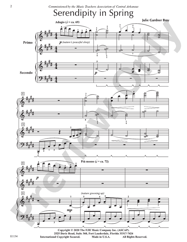 Serendipity in Spring - Piano (Digital Download)