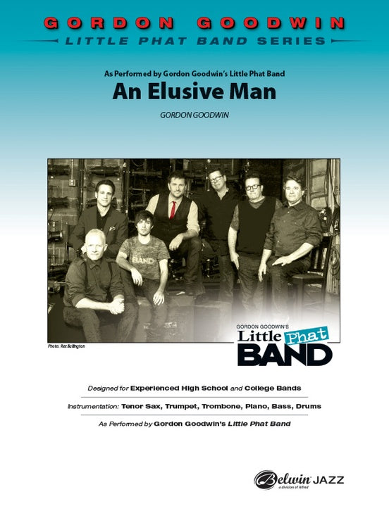 An Elusive Man - Jazz Ensemble Conductor Score & Parts (Digital Download)