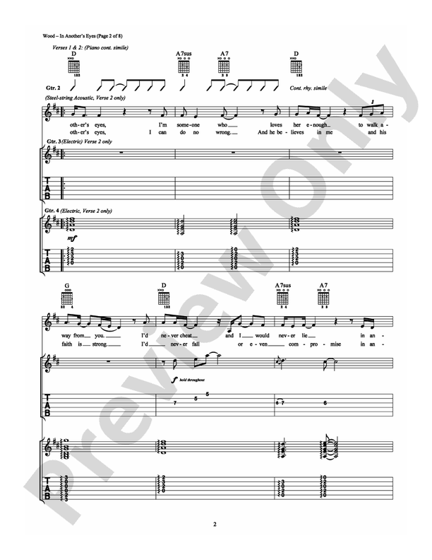 In Another's Eyes - Guitar TAB (Digital Download)