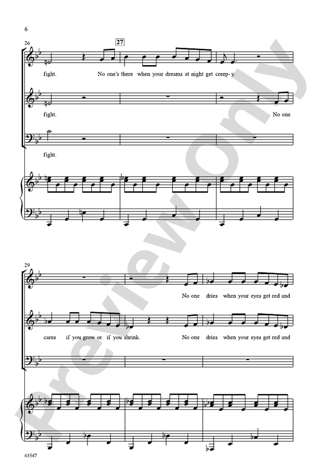 Annie – 3-Part Mixed Choral Octavo (Digital Download)