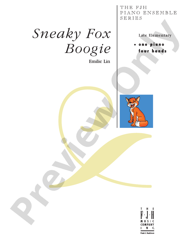 Sneaky Fox Boogie - Piano (Digital Download)