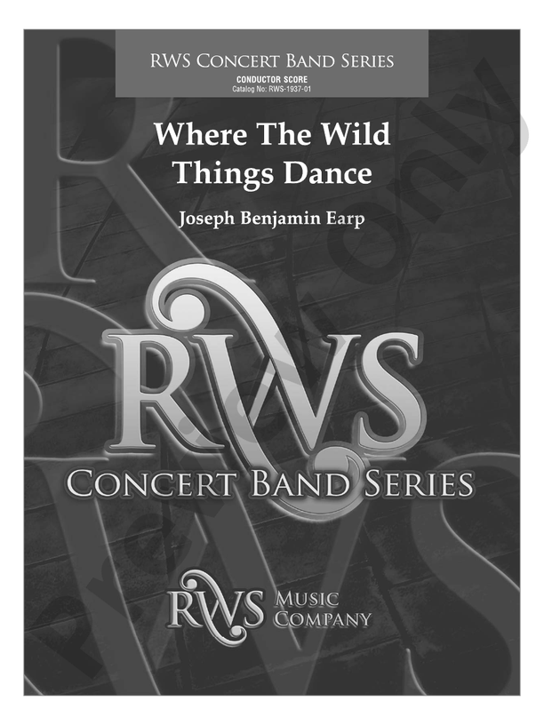 Where the Wild Things Dance - Celebrating the Sandhill Cranes of Monte Vista - Concert Band Conductor Score & Parts (Digital Download)