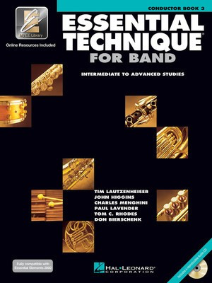 Essential Technique For Band Bk3 Conductor Bk/Cd - Conductor - Various Hal Leonard Score/CD