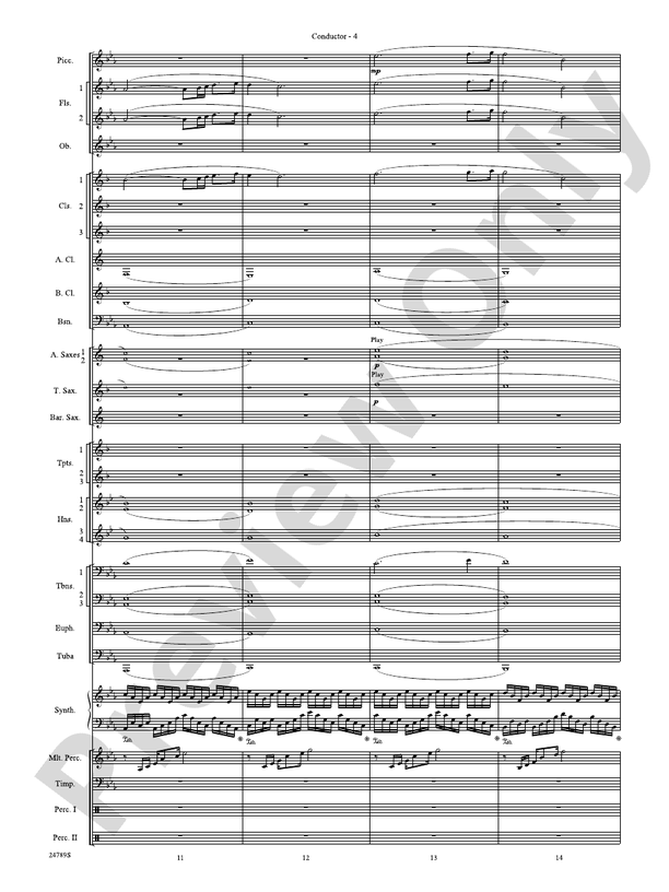 Harry Potter and the Goblet of Fire, Symphonic Suite from - Concert Band Conductor Score & Parts (Digital Download)