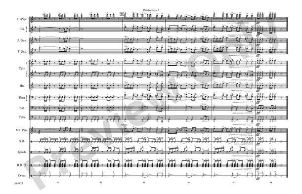 Kashmir – Marching Band Conductor Score & Parts (Digital Download)