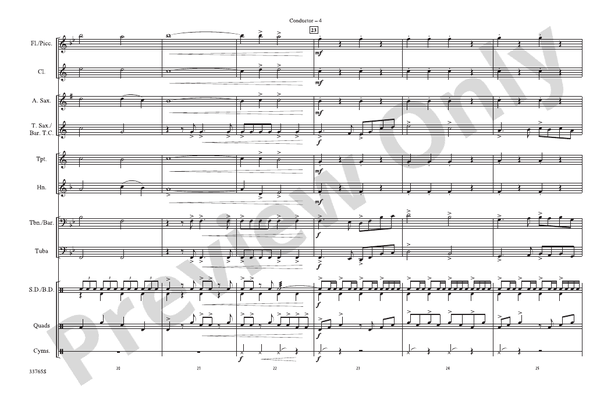 Americana – Marching Band Conductor Score & Parts (Digital Download)