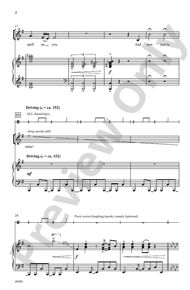 I Put a Spell on You - SATB Choral Octavo (Digital Download)